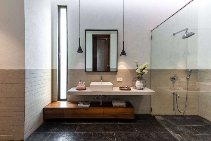 salle de bain luminaire interier design