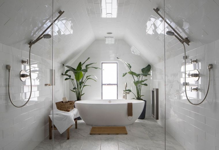 salle de bain tendance 2020 baignoire design