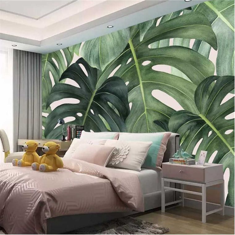 tapisserie murale plantes