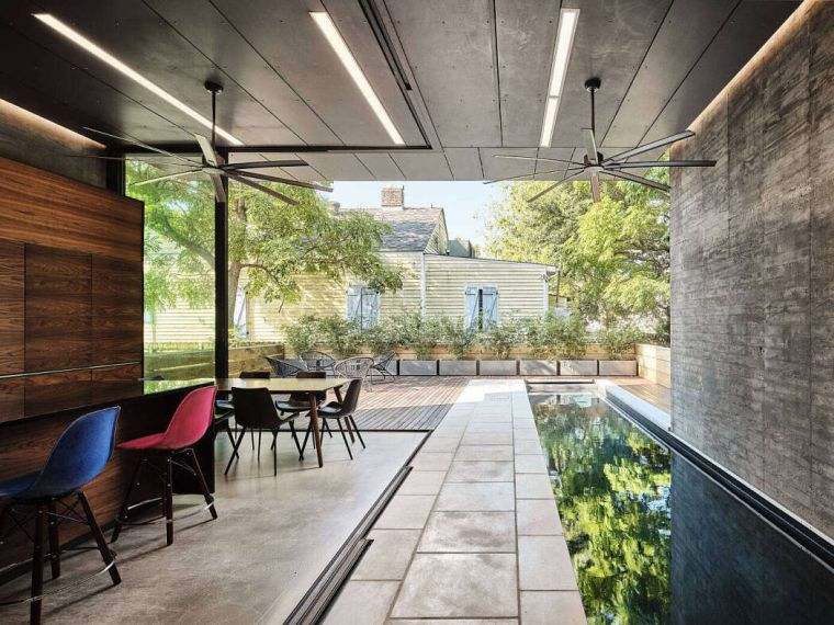 terrasse couverte design moderne