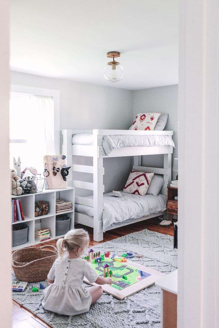 chambre enfant avec lit double 