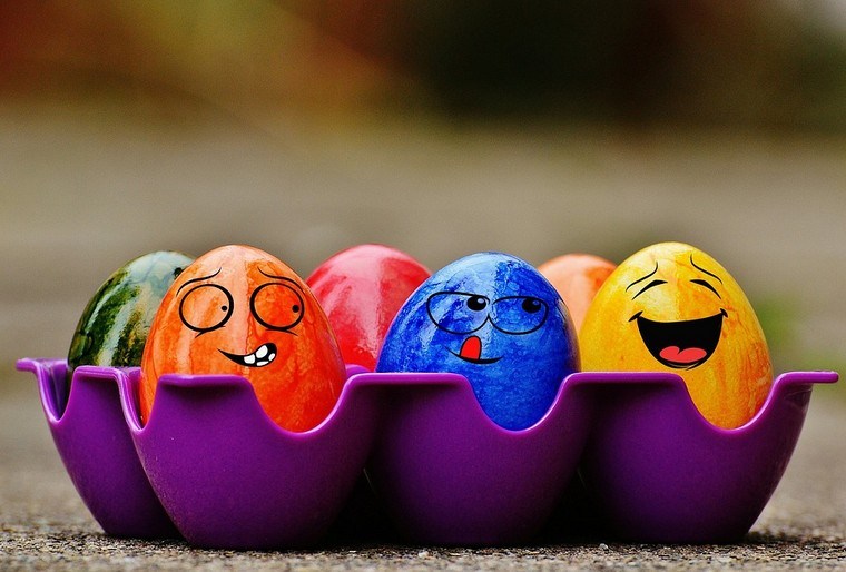 œufs de Pâques coloriage