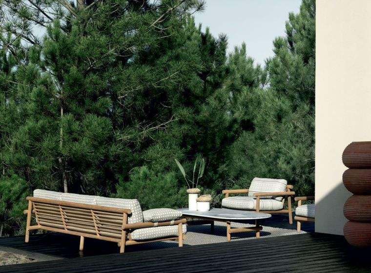 déco de terrasse avec meubles en bois 