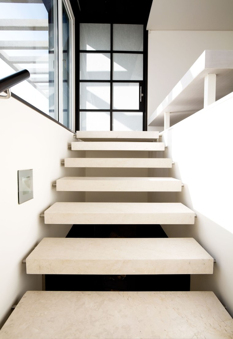 escalier en marbre design 