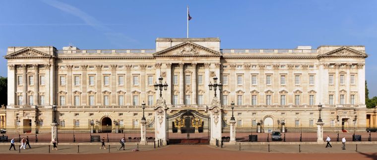 la façade de Buckingham Palace Londres 