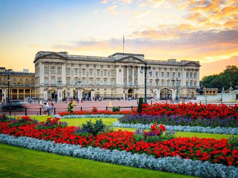 Buckingham Palace Londres et son jardin 