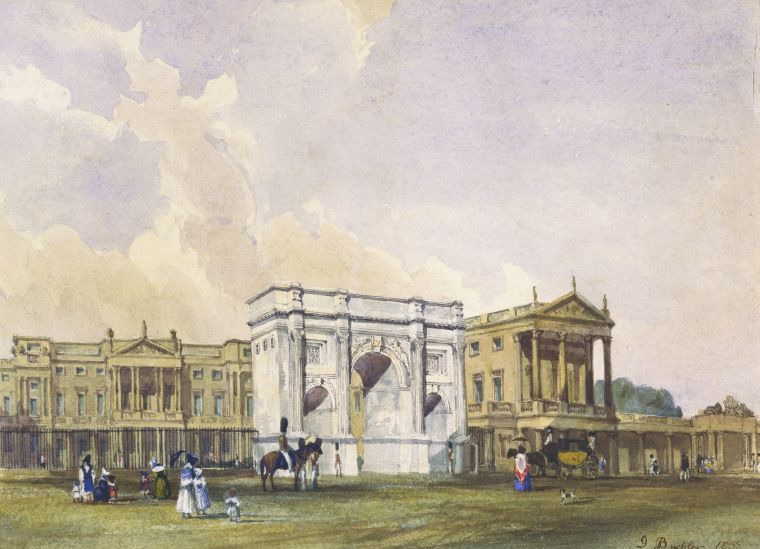 la reconstruction du palais 