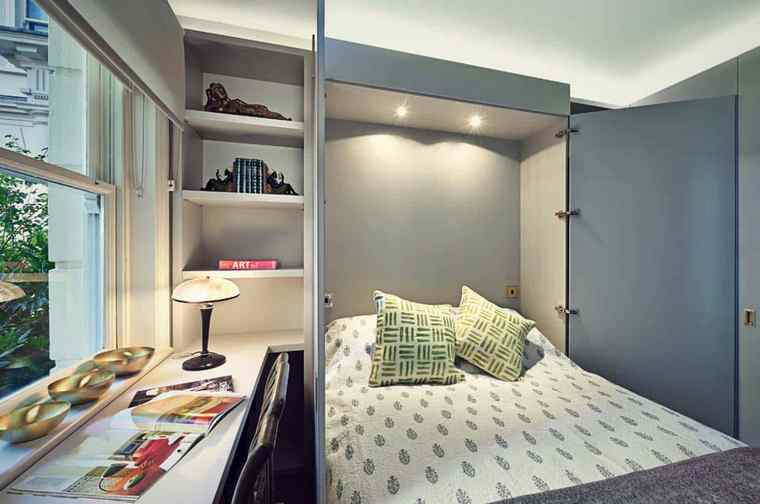 lit escamotable dans armoire