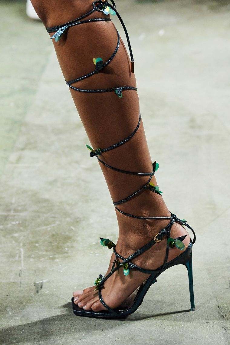 sandales d'été femme gladiateurs par Versace 