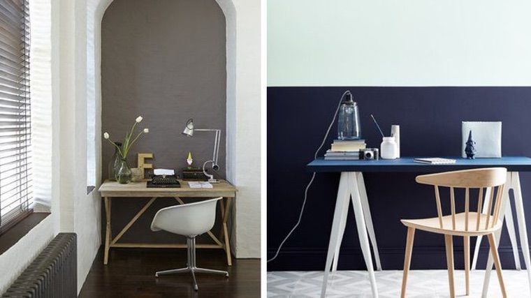 deux idées pour un bureau à domicile moderne