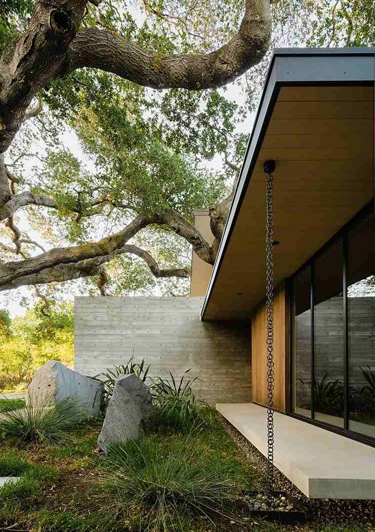 fusion maison paysage environnant Feldman Architecture