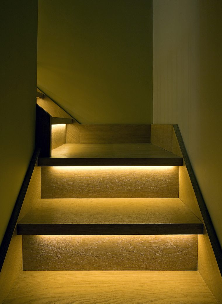 illumination escalier fait maison