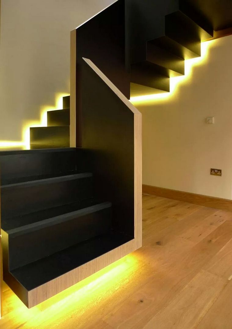 lumière escalier idées design