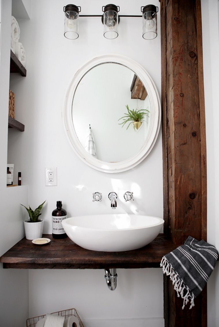idée meuble salle de bain en bois faire soi-même