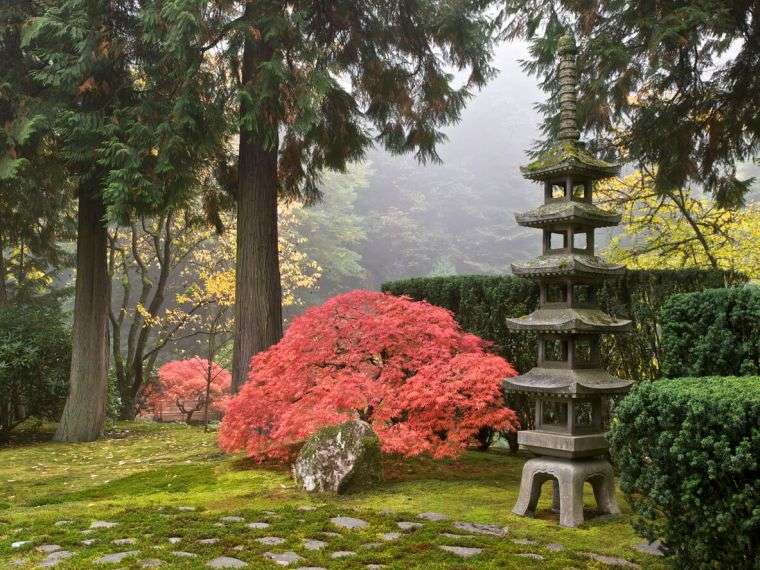 aménagement jardin japonais design 