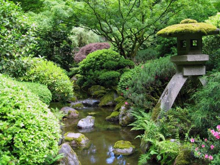 aménagement jardin japonais 