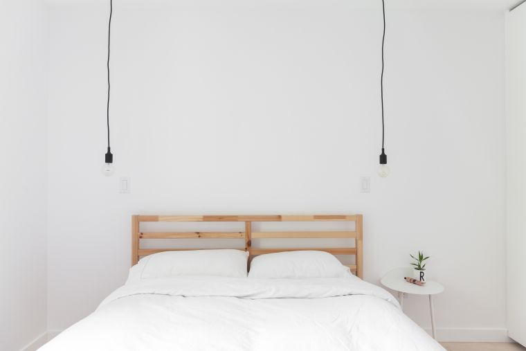 décoration minimaliste chambre à coucher 
