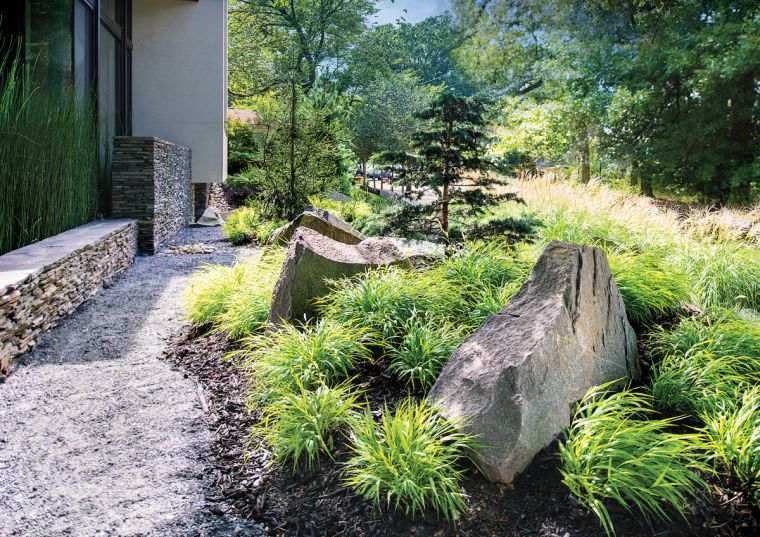 jardin japonais de design contemporain 
