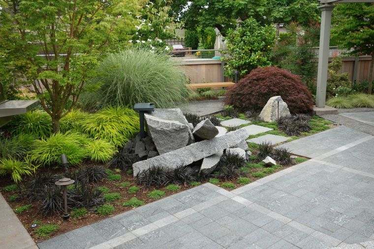 idée de design de jardin zen 