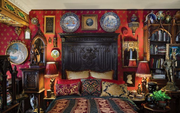 décoration de chambre à coucher gothique 