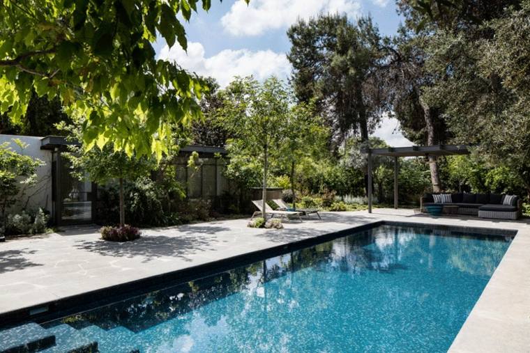 idee deco jardin design moderne piscine