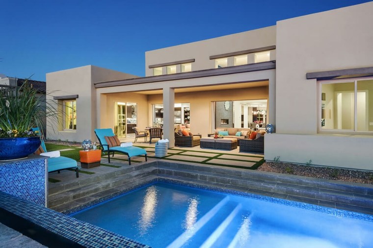 idee terrasse piscine moderne