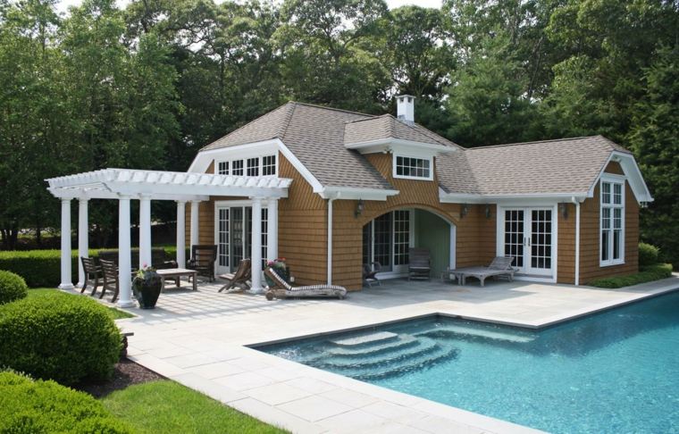 terrasse piscine design moderne