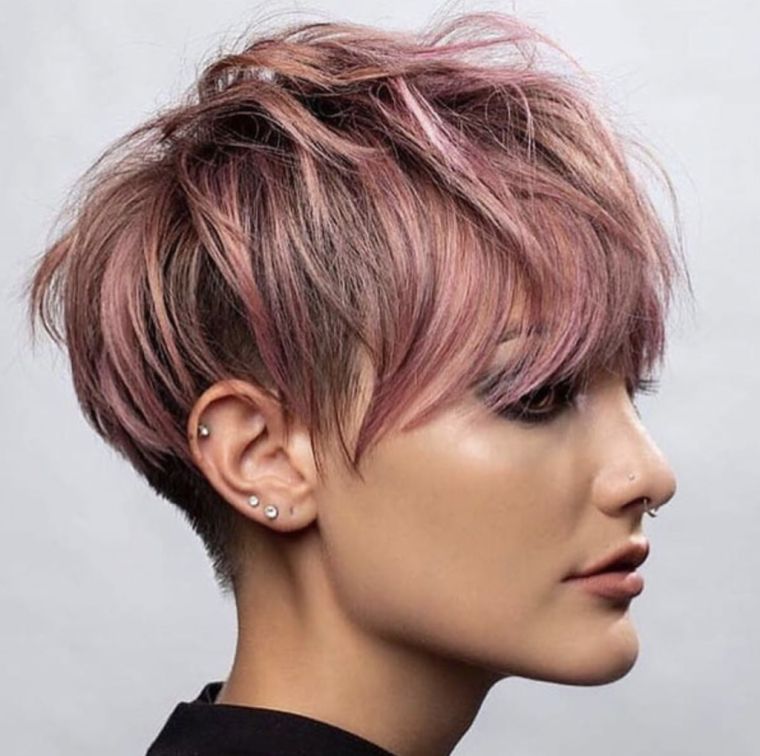 couleur tendance cheveux 2020 2021 pixie cut