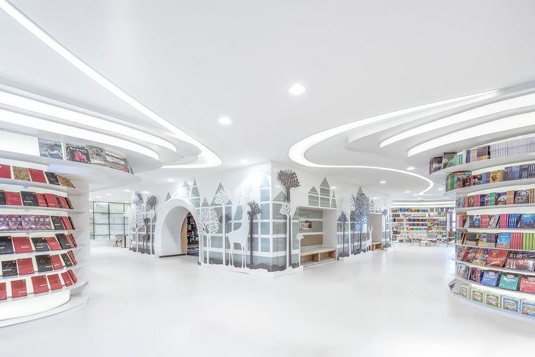 intérieur bibliothèque originale Shanghai