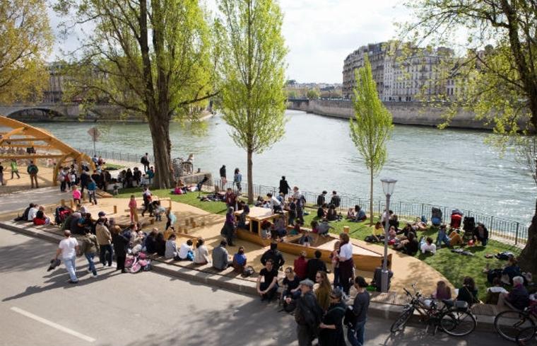 parc Rives de Seine à Paris
