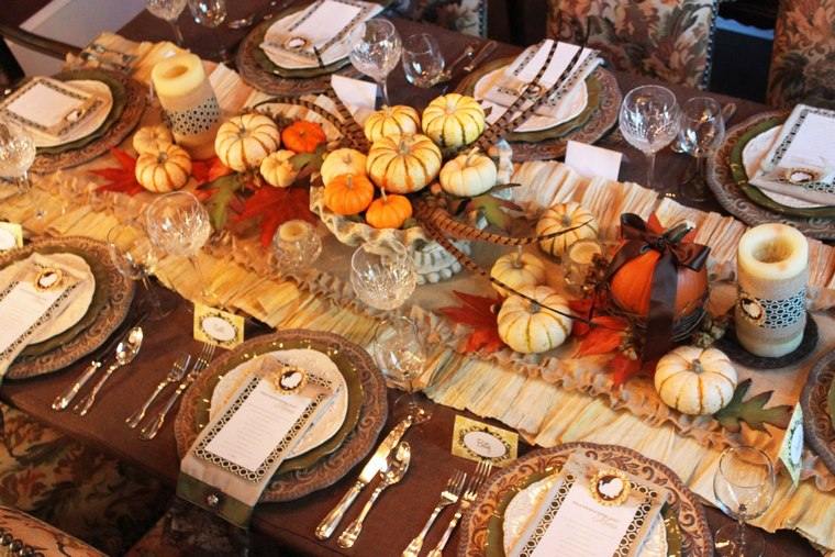 célébration grande famille décoration Thanksgiving