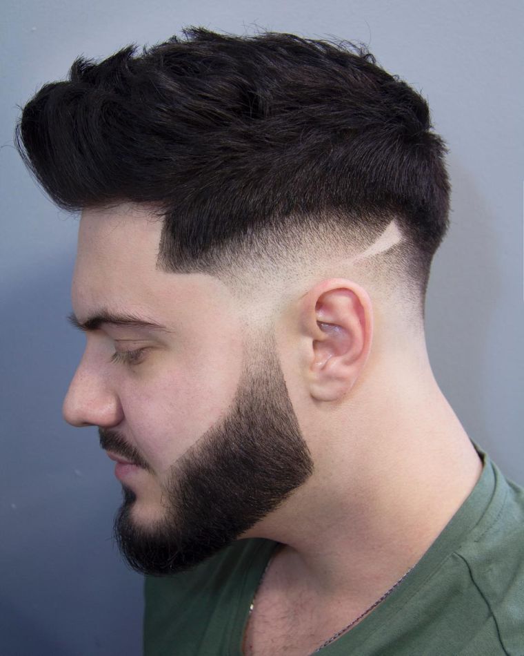 coupe de cheveux homme avec barbre 