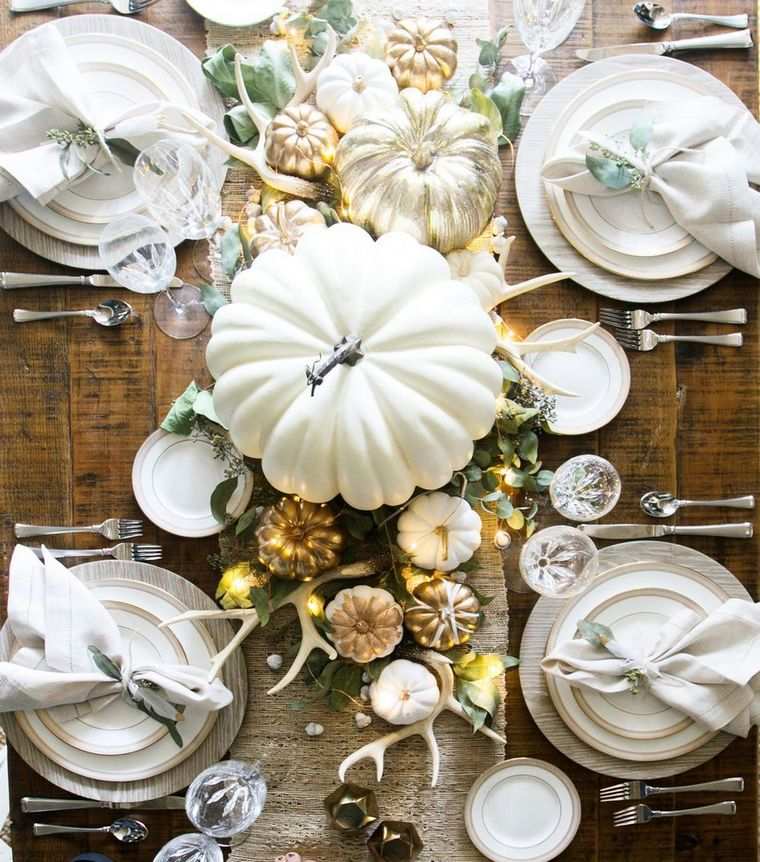 dîner blanc décoration thanksgiving