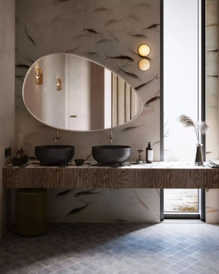 miroir de salle de bain moderne