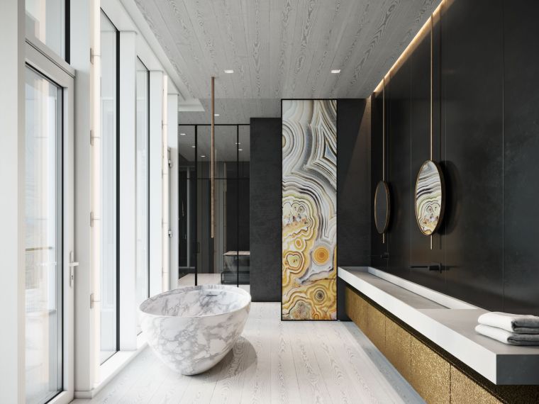 salle de bain de design moderne
