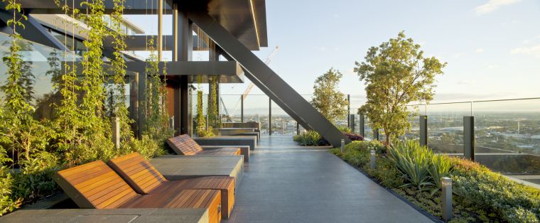 terrasse végétalisée à Sydney