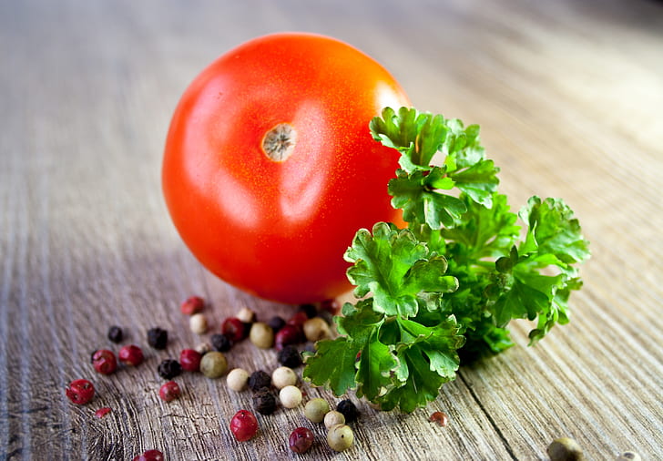 tomate persil photo poivre