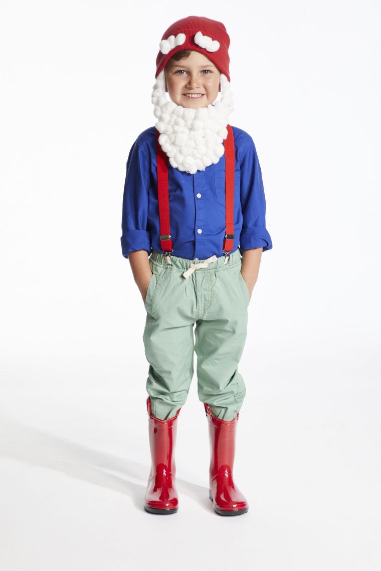 costume pour Halloween enfant de gnome 