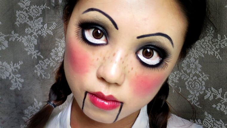 idée pour maquillage intéressant pour Halloween