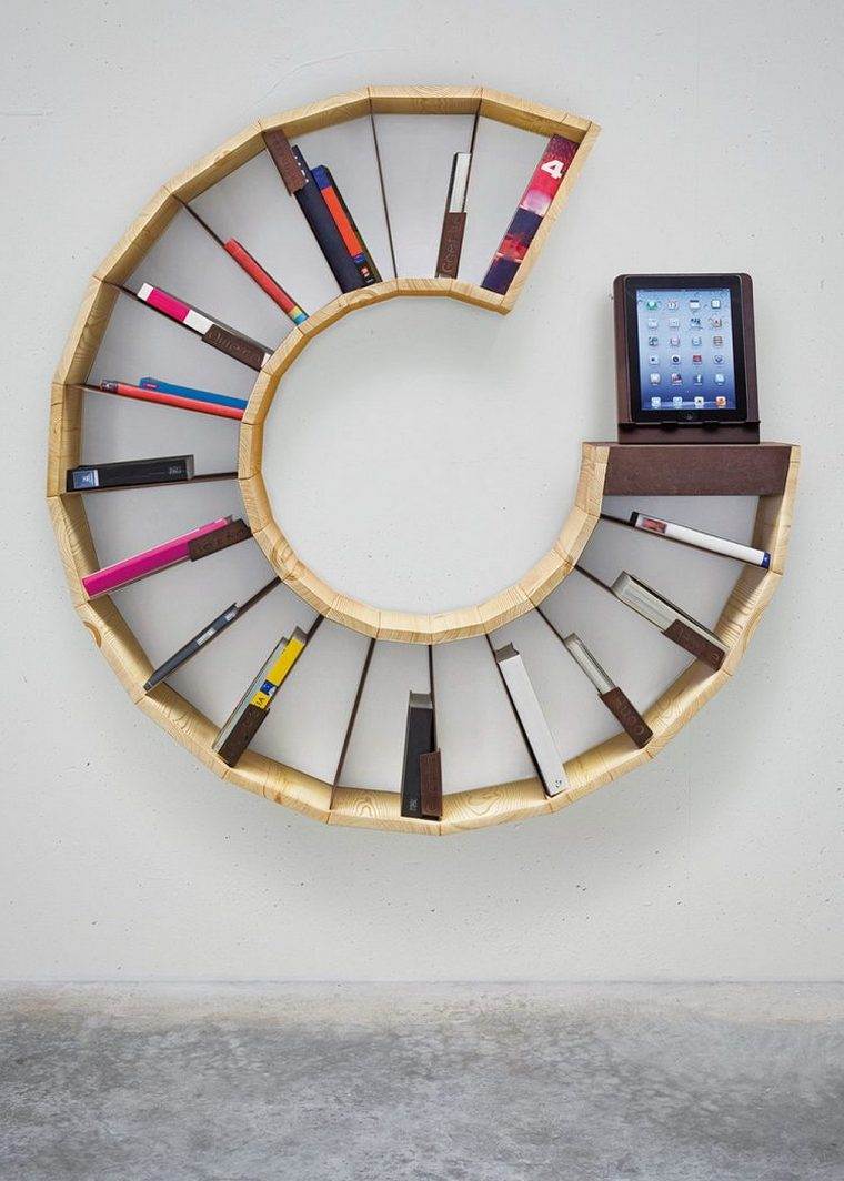 originale idée bibliothèque cercle