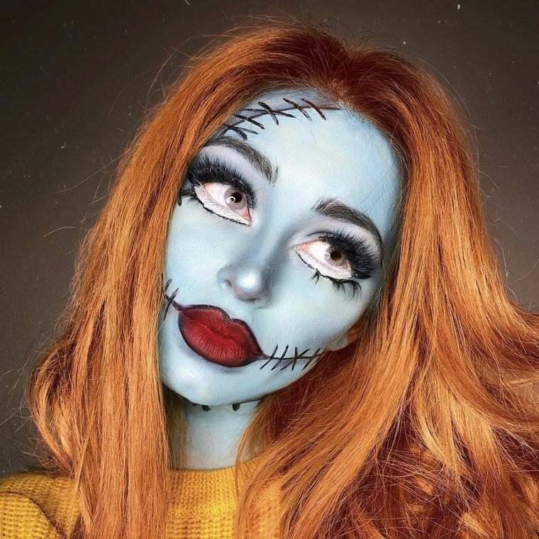 sirène effrayante Halloween bleu