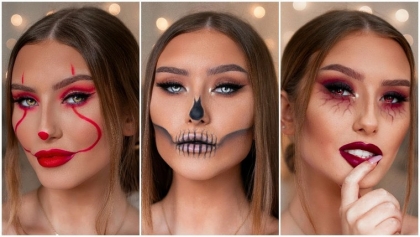 variantes maquillage femme halloween