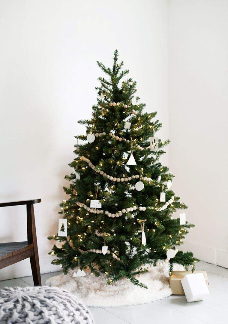 déco d'arbre de Noël simple 