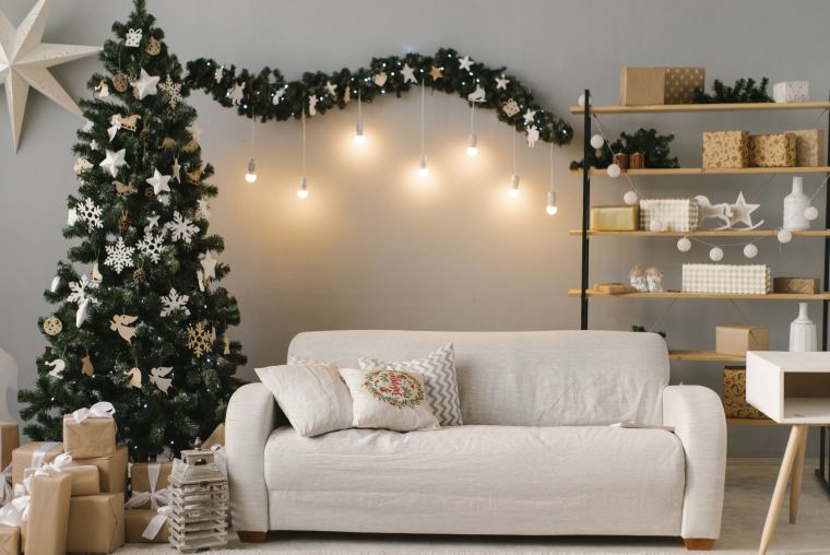 décoration de Noël intérieur simple 