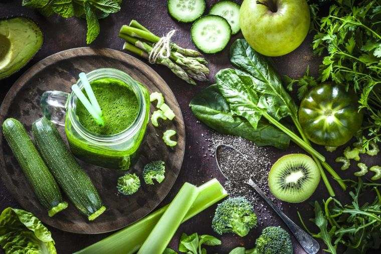 bienfaits pour la santé des aliments verts 