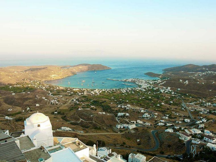 capitale Sérifos île Grèce