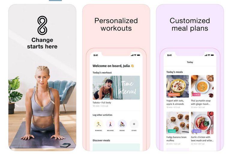 perdre poids fitness app 8fit