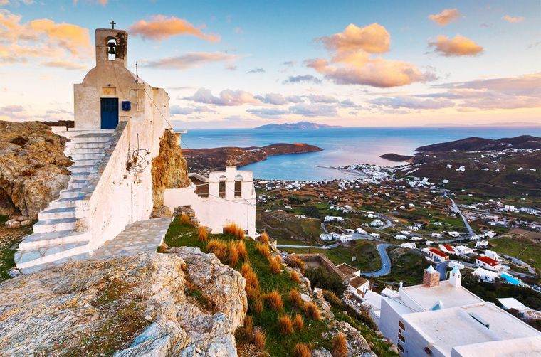 Sérifos île cyclades église