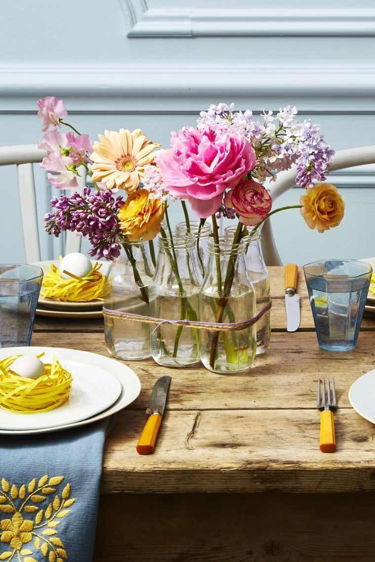 arrangement floral de déco table