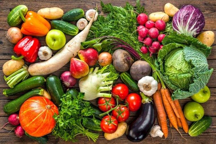 fruits et légumes en couleurs vives